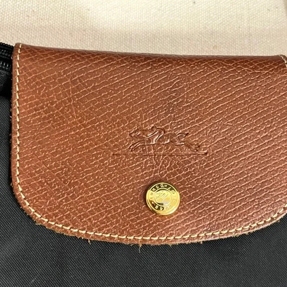 Longchamp Black and Brown Tote Bag - Picture 3 of 11